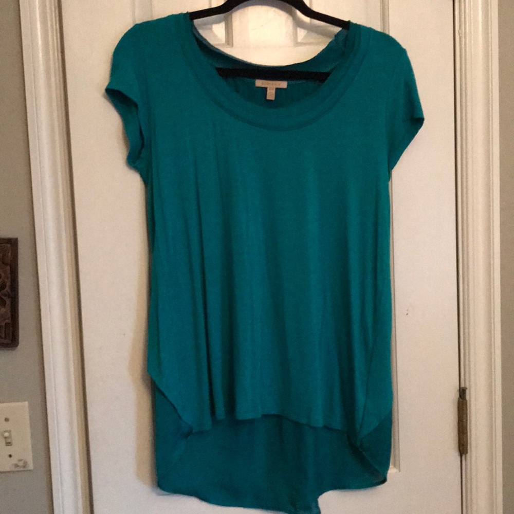 ANTHROPOLOGIE Bordeaux Teal Shirt XS